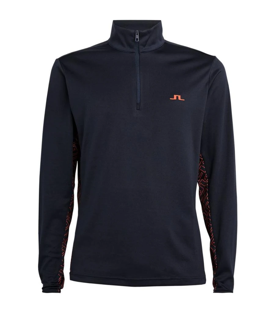 商品J. Lindeberg|Quarter-Zip Emanuel Top,价格¥372,第1张图片