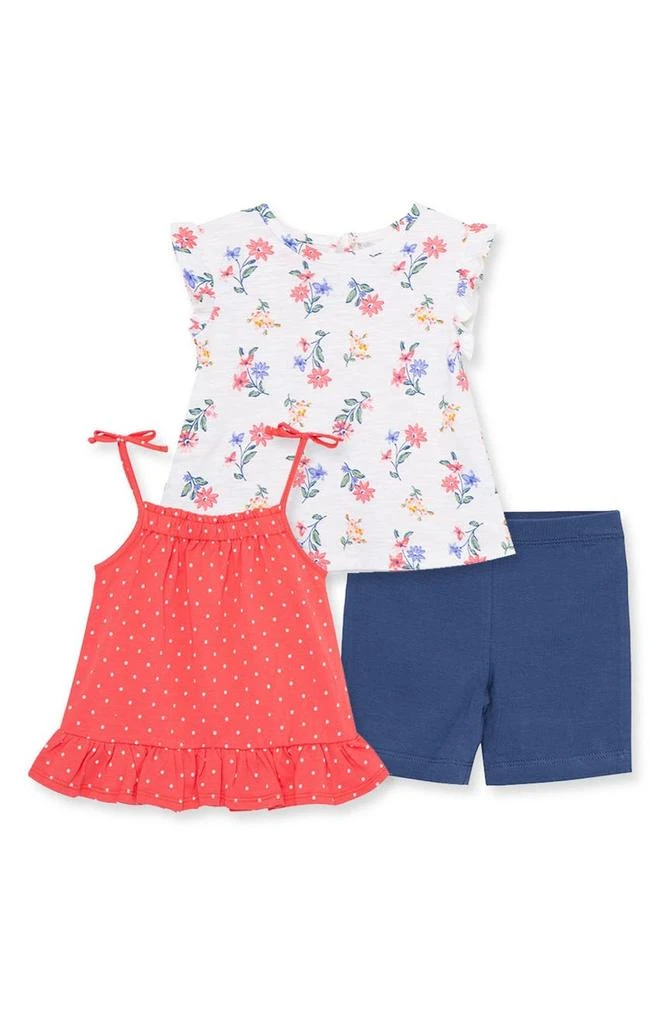 商品Little Me|Mix-and-Match Tee & Shorts Set - 3-Piece Set,价格¥70,第1张图片