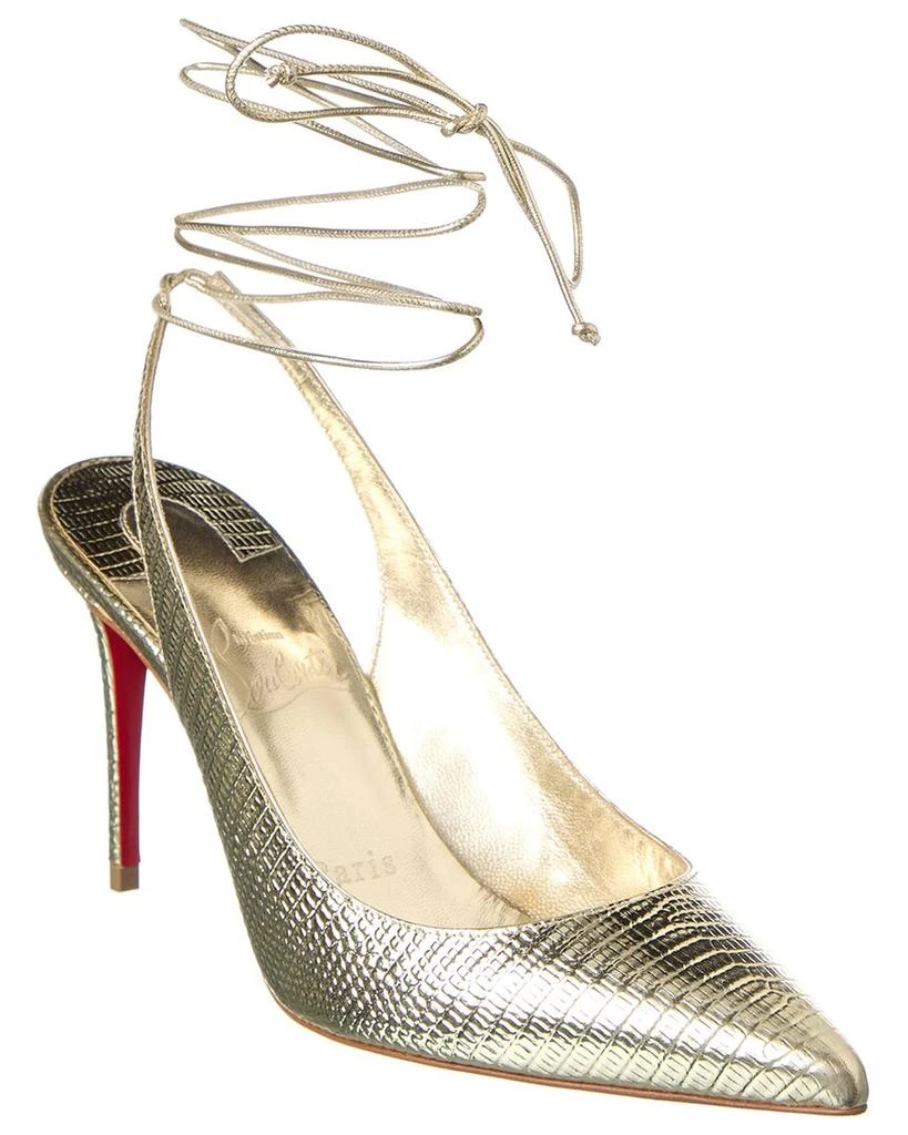 商品Christian Louboutin|Christian Louboutin Kate 85 Leather Lace-Up Pump,价格¥5923,第1张图片