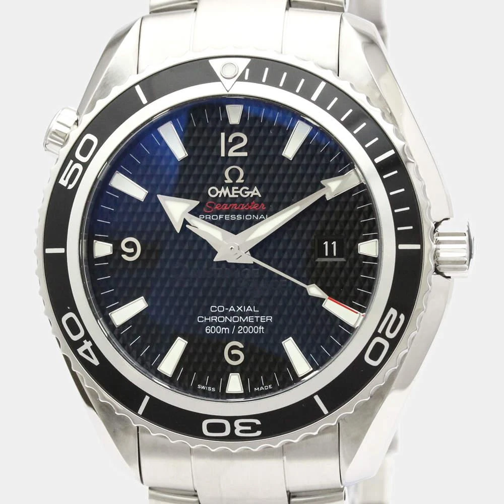 商品[二手商品] Omega|Omega Black Stainless Steel Seamaster Planet Ocean Quantum Solace LE 222.30.46.20.01.001 Men's Wristwatch 45.5 MM,价格¥37879,第2张图片详细描述