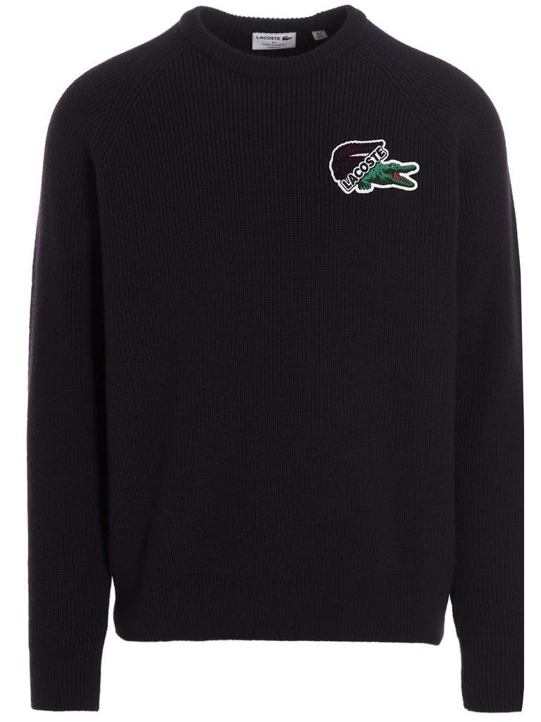 商品Lacoste|Lacoste Logo Patch Sweater,价格¥1211,第1张图片