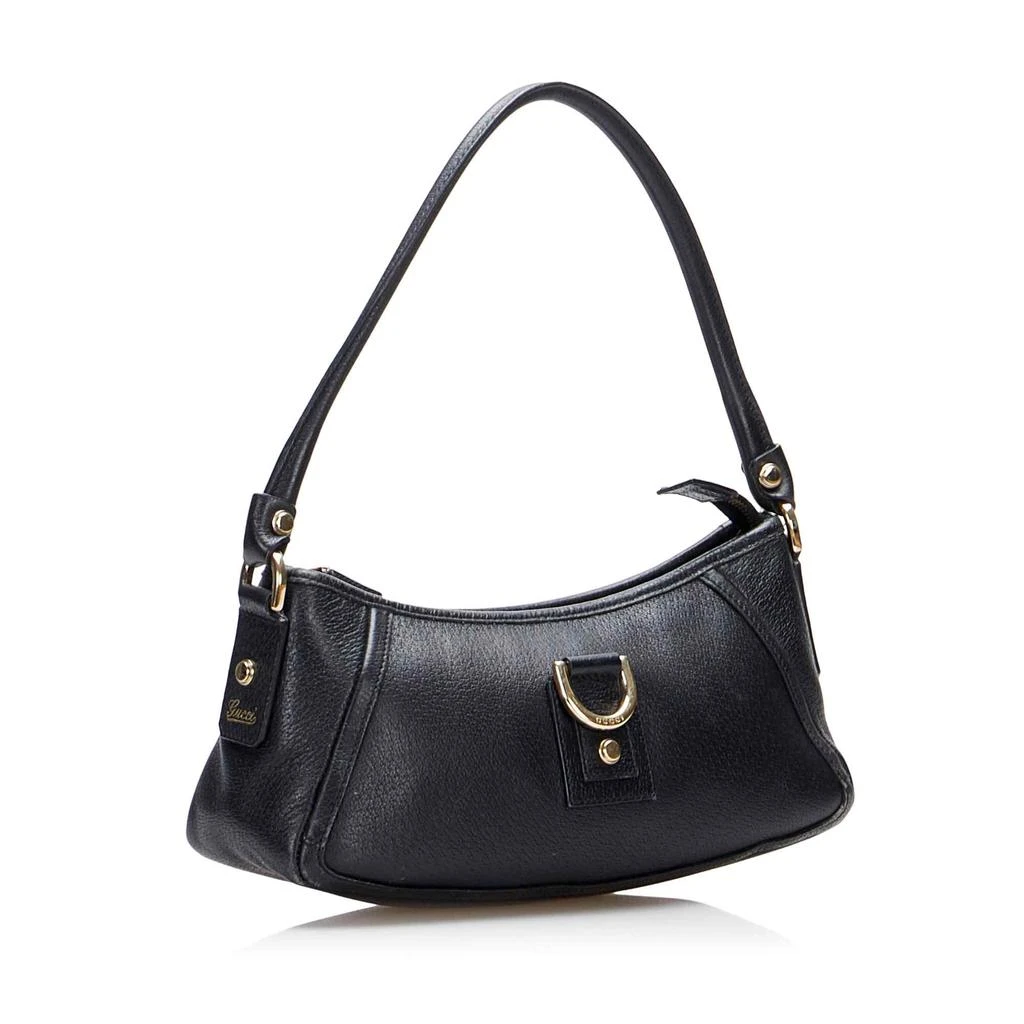 商品Gucci|Gucci Abbey D-Ring Leather Baguette Bag,价格¥5748,第1张图片