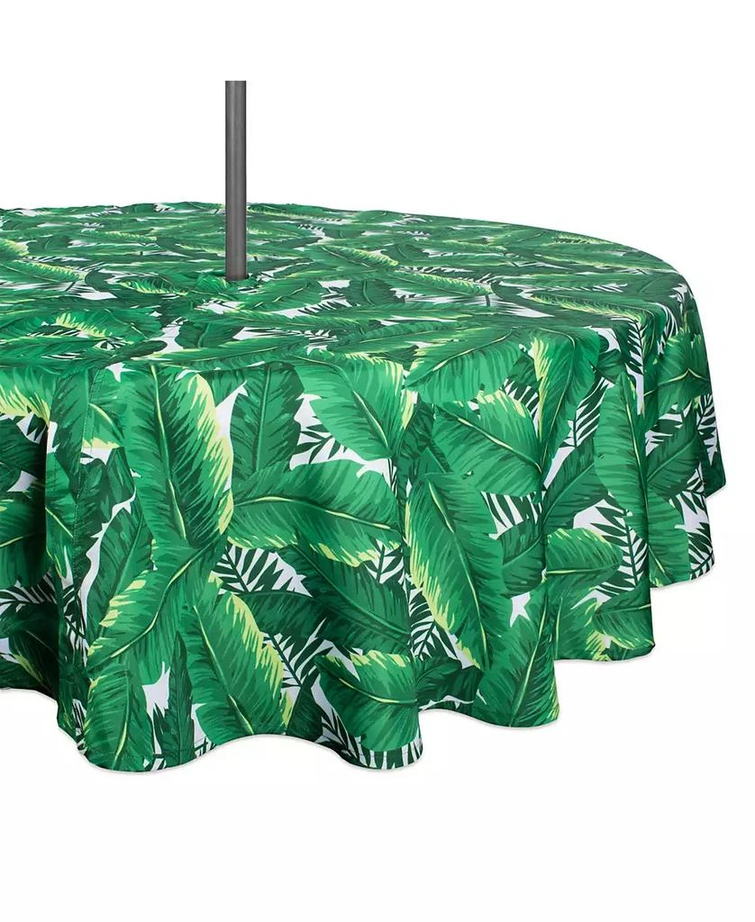 商品Design Imports|Banana Leaf Outdoor Tablecloth with Zipper 60" Round,价格¥186,第2张图片详细描述