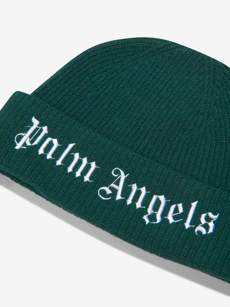 商品Palm Angels|Palm Angels Kids Knitted Logo Beanie,价格¥498,第3张图片详细描述