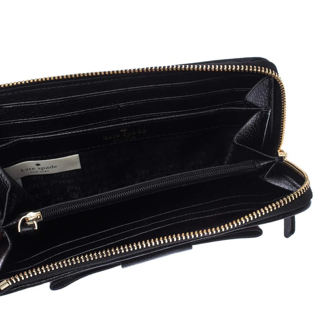 商品[二手商品] Kate Spade|Kate Spade Red/Black Checkered Canvas Julia Street Plaid Nisha Wallet,价格¥758,第2张图片详细描述