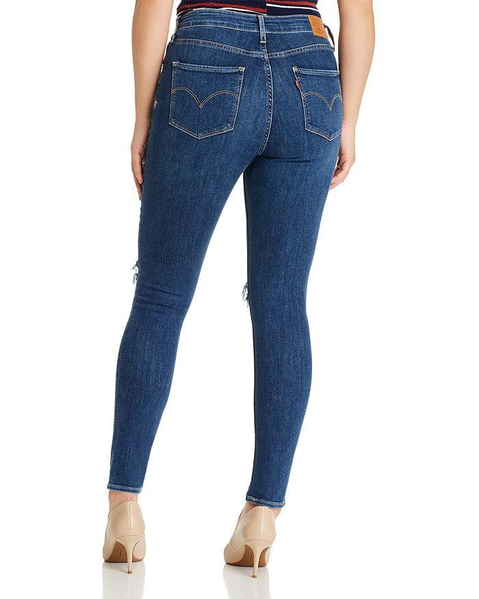 商品Levi's|721 High Rise Skinny Jeans in Indigo Luna,价格¥437,第4张图片详细描述