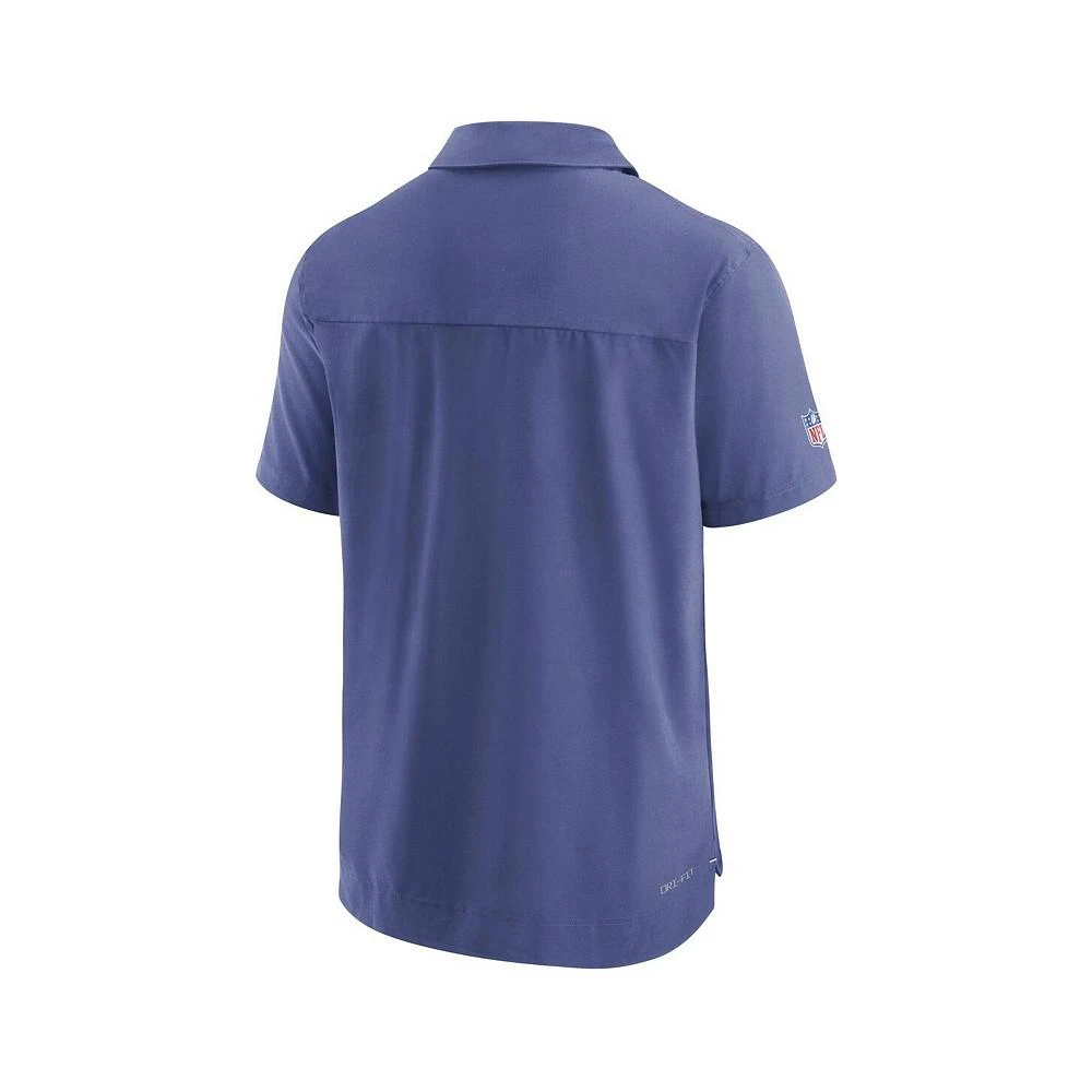 商品NIKE|Men's Navy Dallas Cowboys Sideline Lockup Performance Polo Shirt,价格¥611,第2张图片详细描述