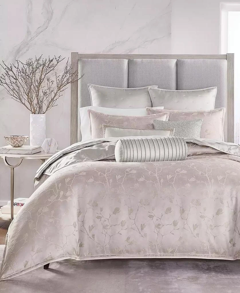 商品Hotel Collection|Sakura Blossom Greylac Comforter Set, Full/Queen, Exclusively at Macy’s,价格¥1629,第1张图片