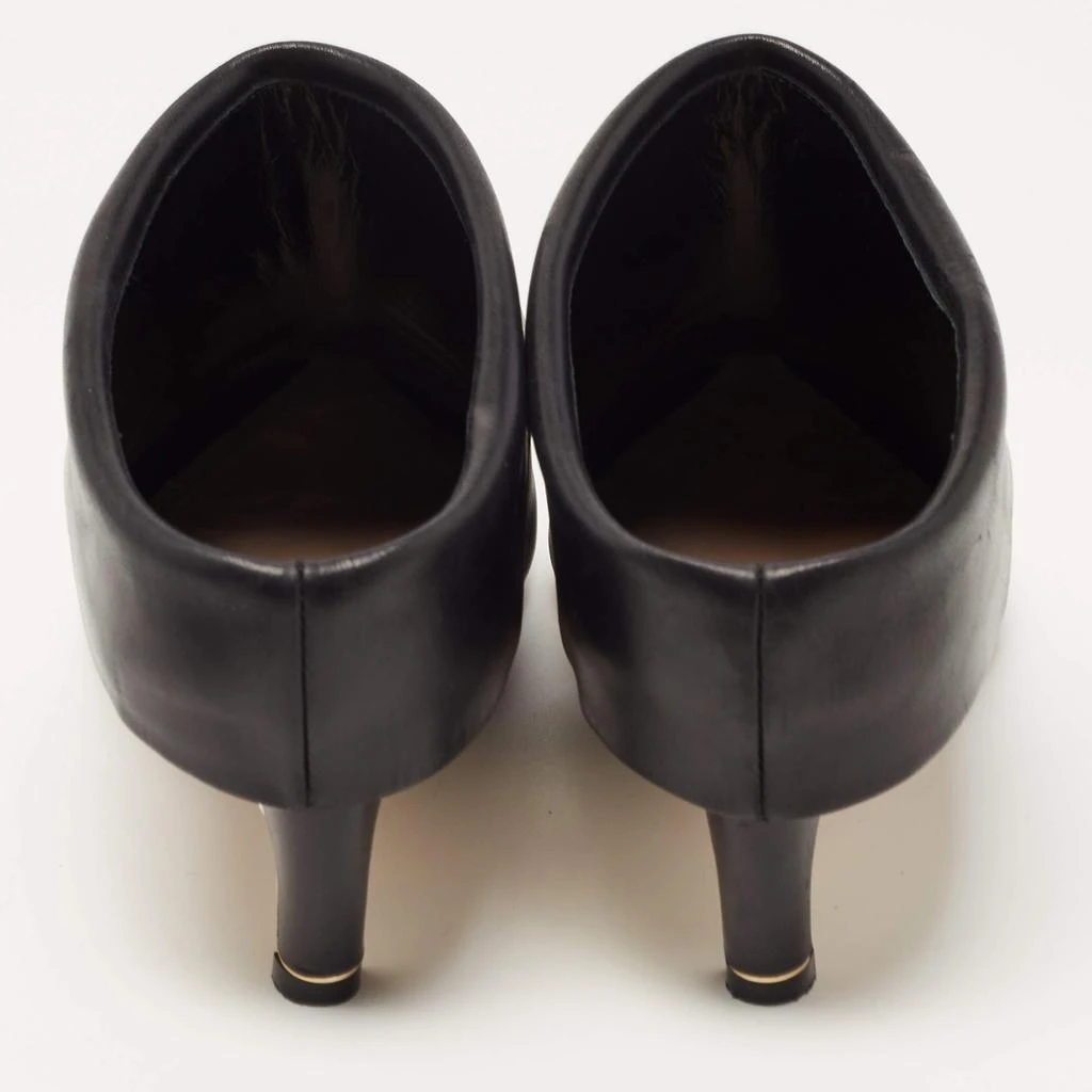 商品[二手商品] Nicholas Kirkwood|Nicholas Kirkwood Black Leather Pointed Toe Mules Size 37,价格¥824,第5张图片详细描述