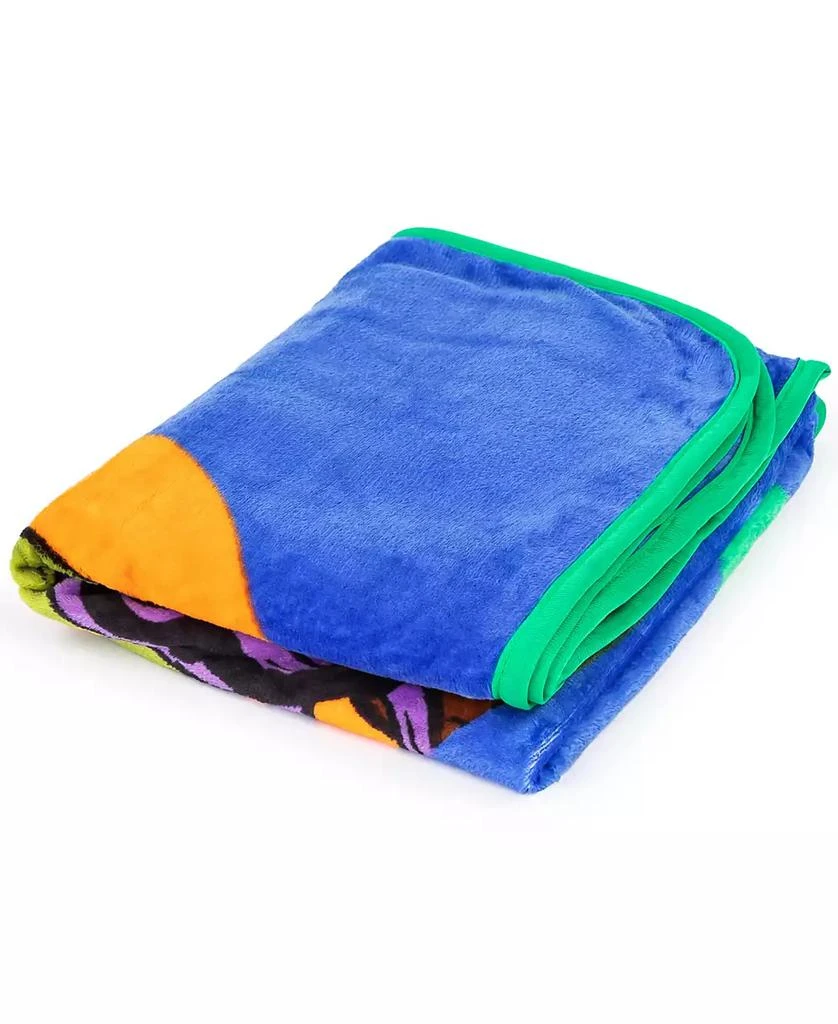 商品TEENAGE MUTANT NINJA TURTLES|Paramount Nickelodeon Teenage Mutant Ninja Turtle Movie Collection Turtle Power Silk Touch Throw 46 x 60,价格¥131,第3张图片详细描述