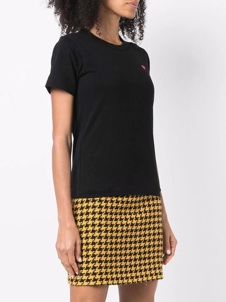 商品Comme des Garcons|COMME DES GARCONS PLAY - Cotton Heart Logo-patch T-shirt,价格¥577,第4张图片详细描述