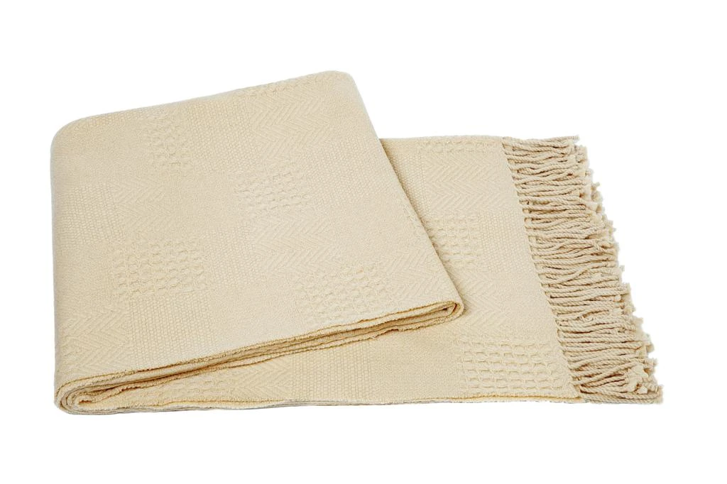 商品a & R Cashmere|Multi-Weave Cashmere Blend Throw,价格¥1421,第3张图片详细描述