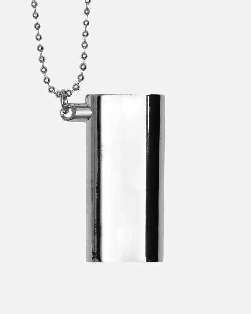 商品Hysteric Glamour|Creamy Logo Lighter Case Necklace Silver,价格¥672,第5张图片详细描述