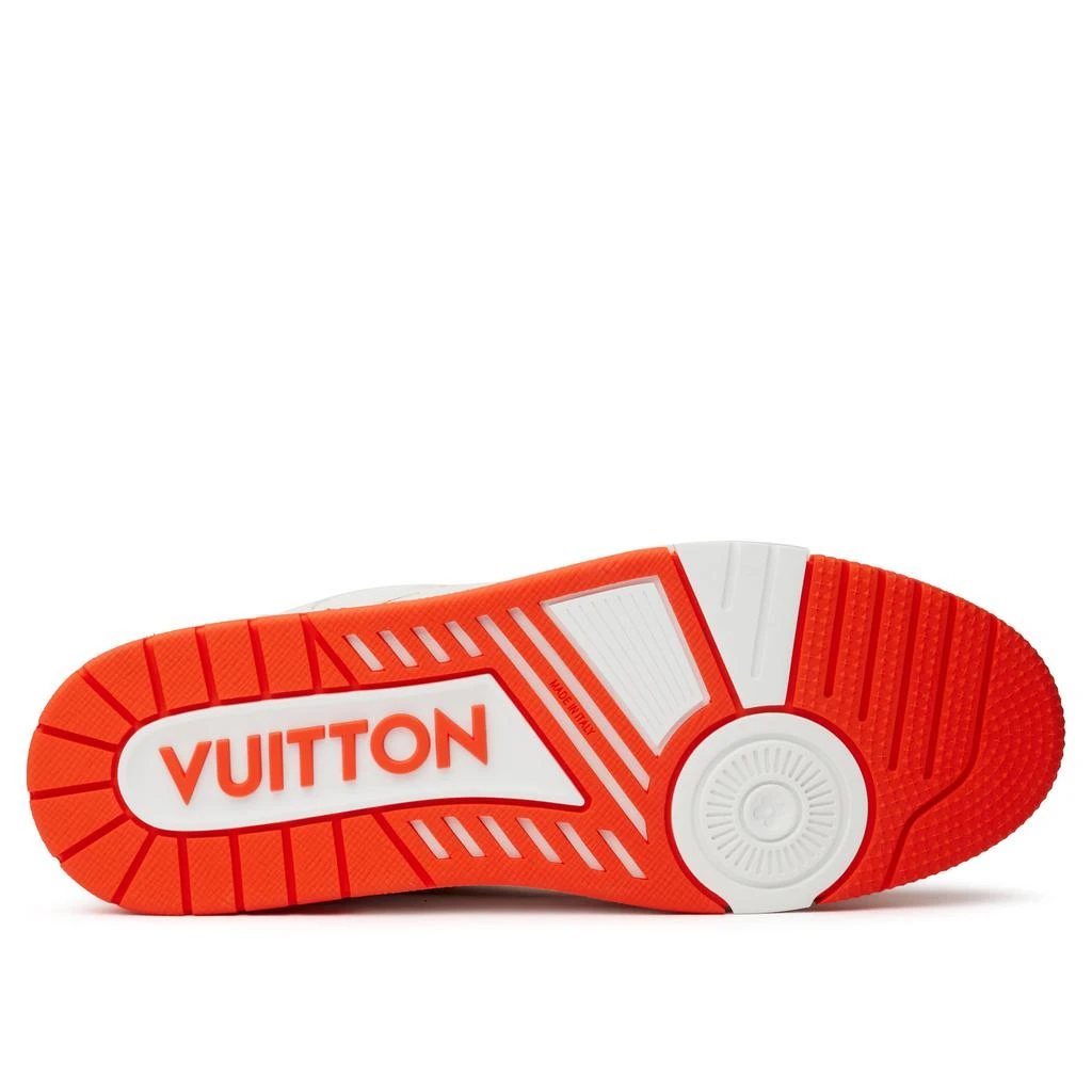 商品Louis Vuitton|Louis Vuitton LV Monogram Orange Denim Sneaker,价格¥12084,第5张图片详细描述