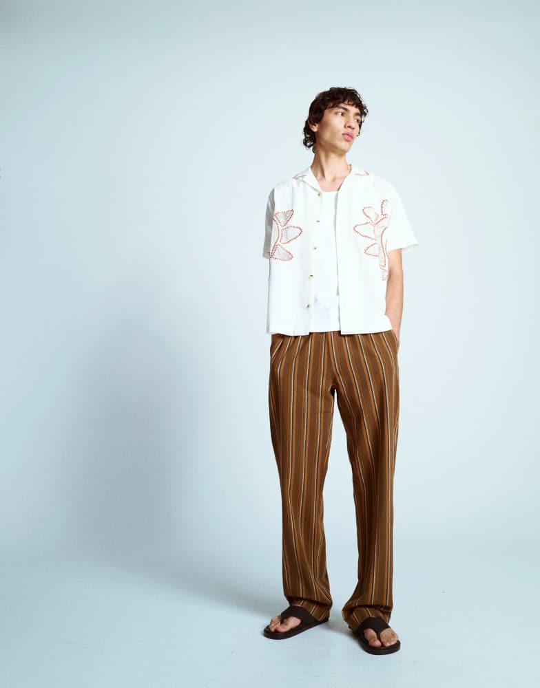 SYUMAN 24SS Crochet Short Sleeve Shirt ⁡ SYUMAN 24SS Crochet Short Sleeve Shirt ⁡