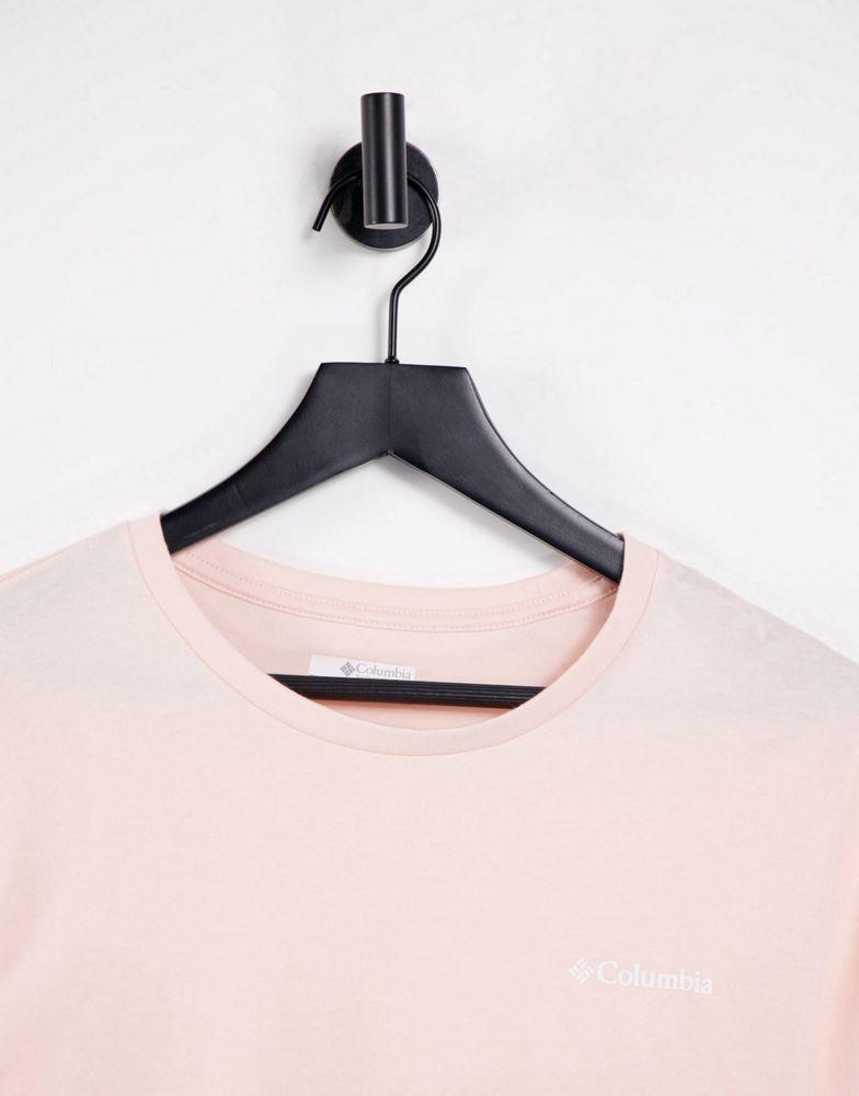 商品Columbia|Columbia North Cascades long sleeve t-shirt in pink Exclusive at ASOS,价格¥138,第5张图片详细描述