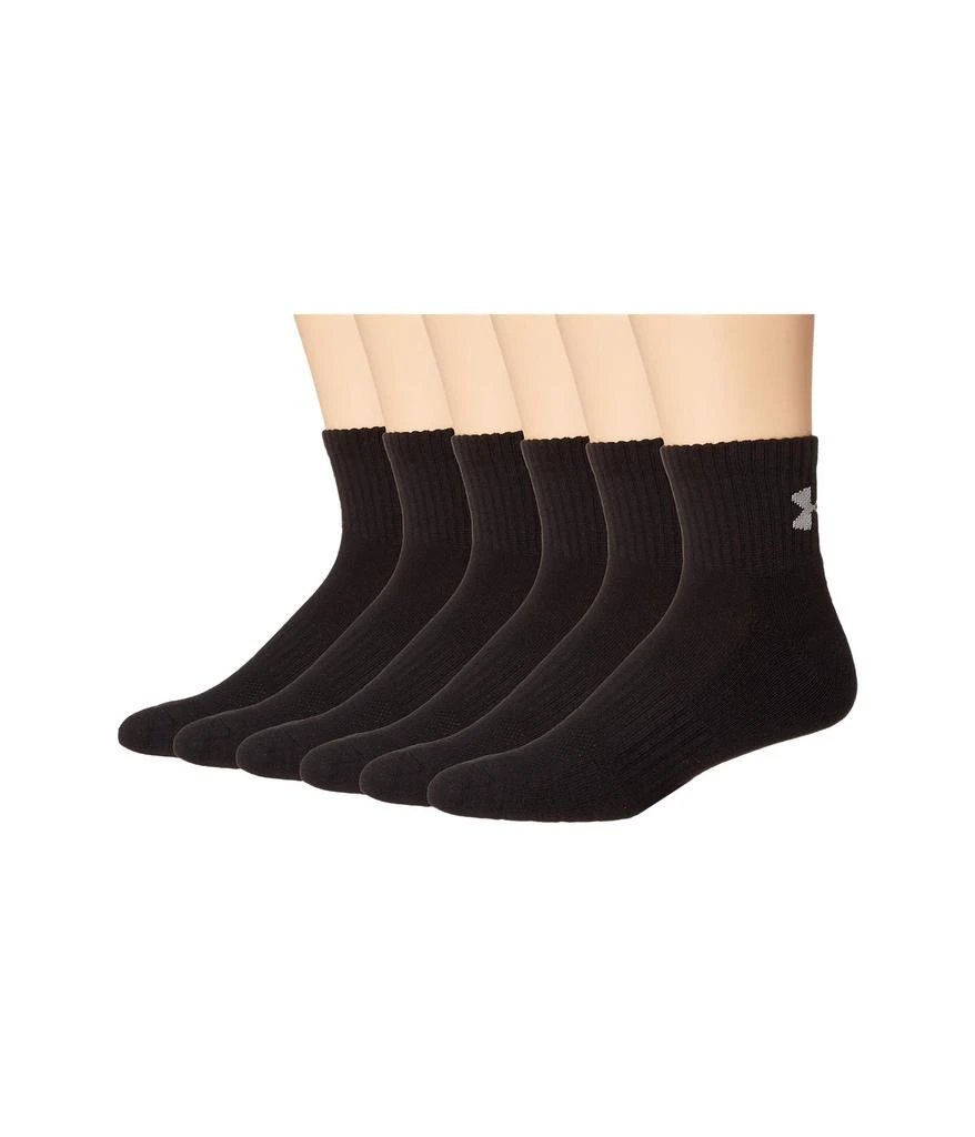 商品Under Armour|Training Cotton Quarter Socks 6-Pair,价格¥164,第1张图片