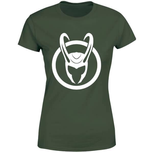 Marvel Loki Logo T-Shirt Women's T-Shirt - Green商品第1张图片规格展示