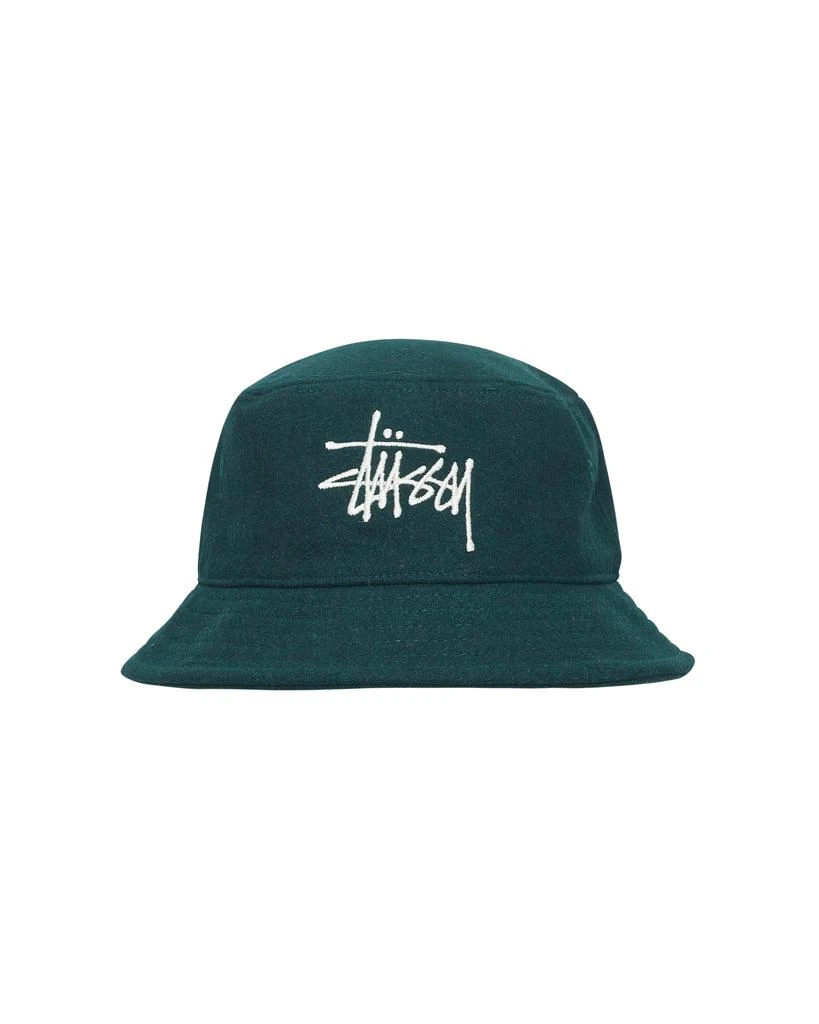 商品STUSSY|Fuzzy Wool Basic Bucket Green,价格¥203,第2张图片详细描述