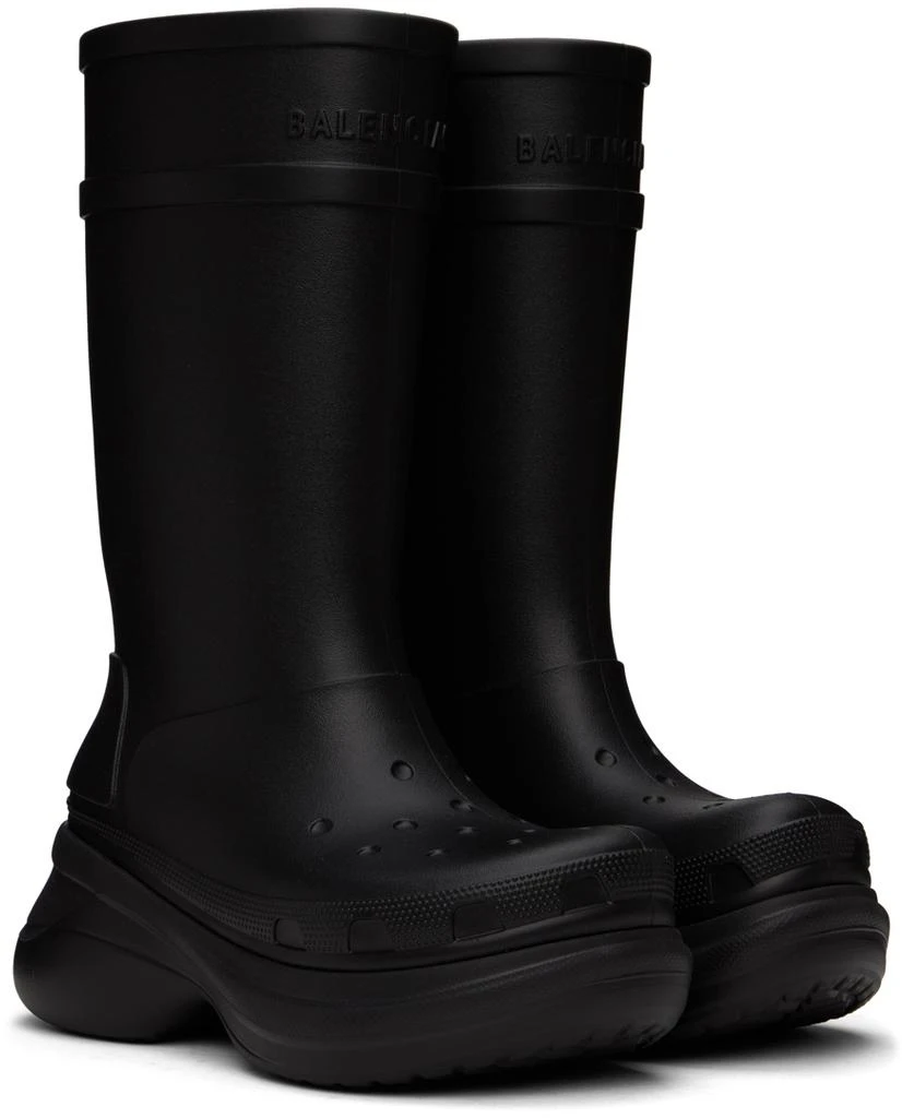 商品Balenciaga|Black Crocs Edition Boots,价格¥7082,第4张图片详细描述