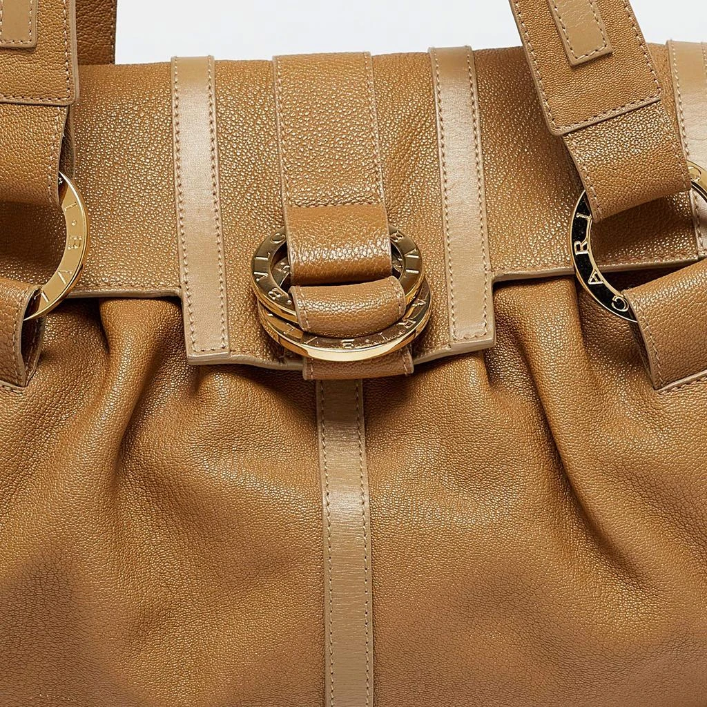 商品[二手商品] BVLGARI|Bvlgari Tan Leather Chandra Shoulder Bag,价格¥1663,第5张图片详细描述