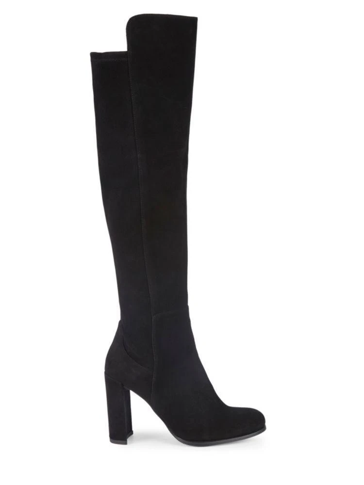 商品Stuart Weitzman|Alljill 麂皮长靴,价格¥2169,第4张图片详细描述
