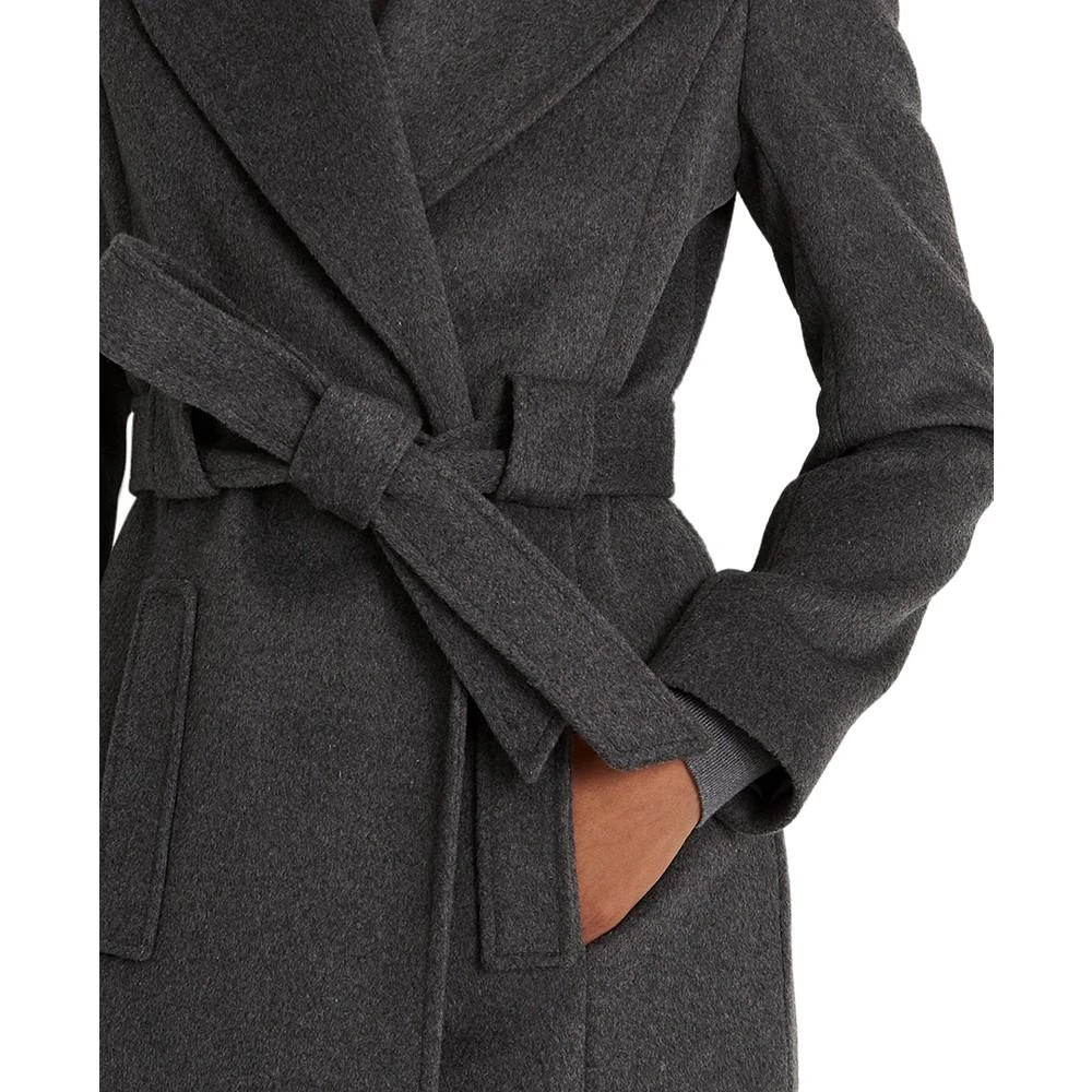 商品Ralph Lauren|Women's Wool-Blend Wrap Coat,价格¥3142,第4张图片详细描述