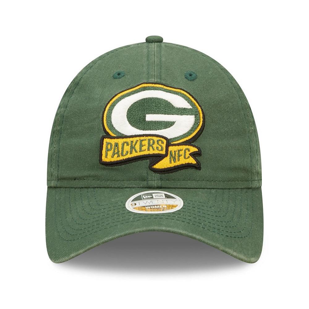 Women's Green Green Bay Packers 2022 Sideline Adjustable 9TWENTY Hat商品第3张图片规格展示