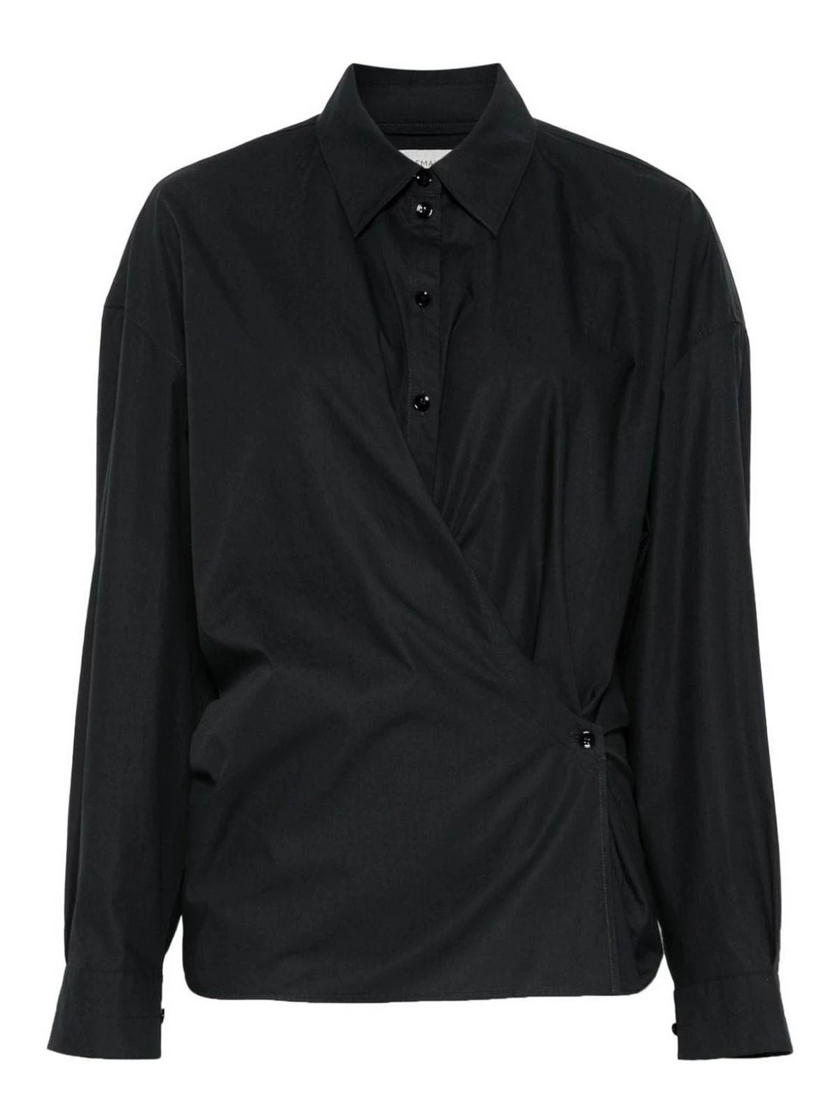 商品Lemaire|Lemaire 女士衬衫 SH1141LF588BK995 黑色,价格¥3304,第6张图片详细描述