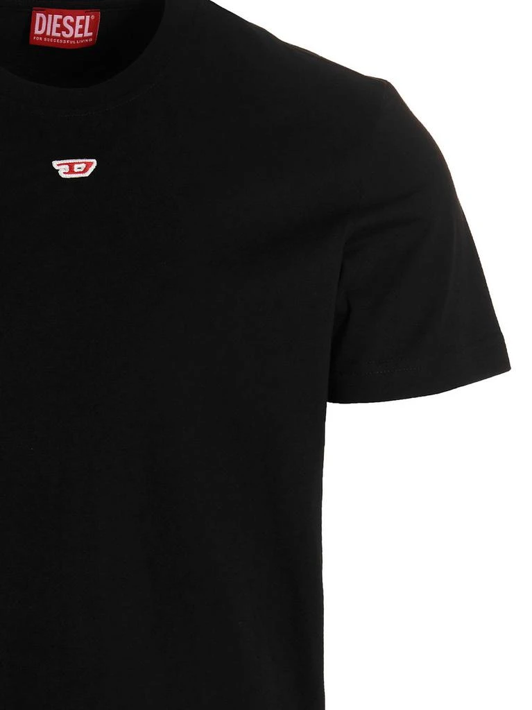 商品Diesel|Diesel Logo Embroidered Short-Sleeved T-Shirt,价格¥411,第3张图片详细描述