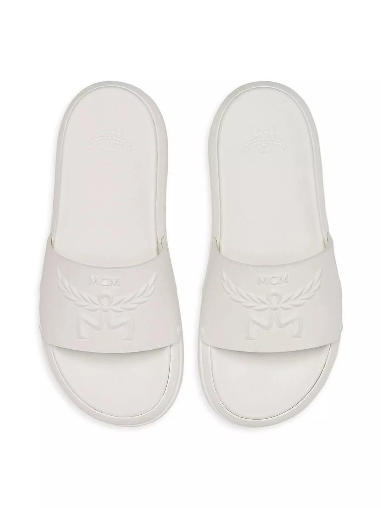 商品MCM|Logo-Printed Slides,价格¥1076,第4张图片详细描述