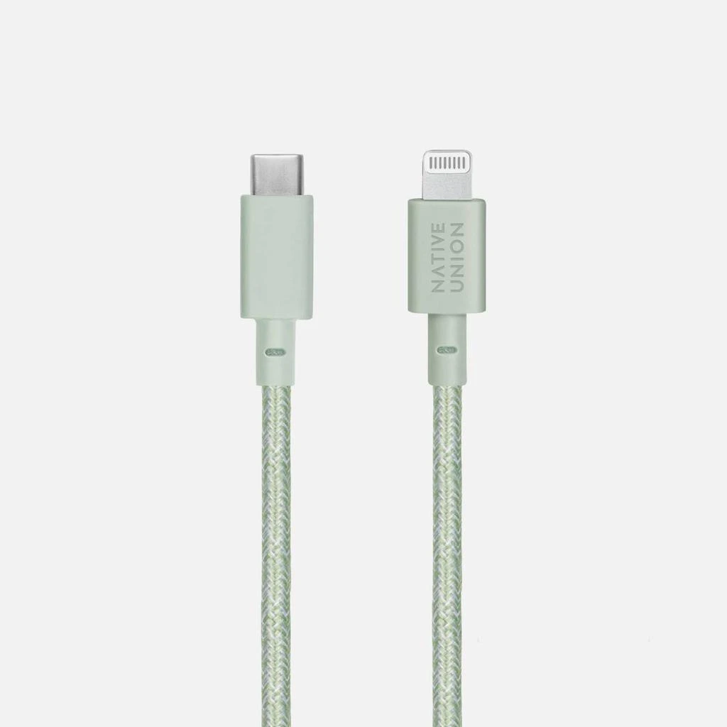 商品Native Union|Native Union Charging Belt Cable 1.2m - USB-C to Lightning - Sage,价格¥191,第4张图片详细描述