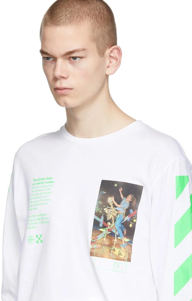 商品Off-White|White Pascal Painting Long Sleeve T-Shirt,价格¥1253,第4张图片详细描述