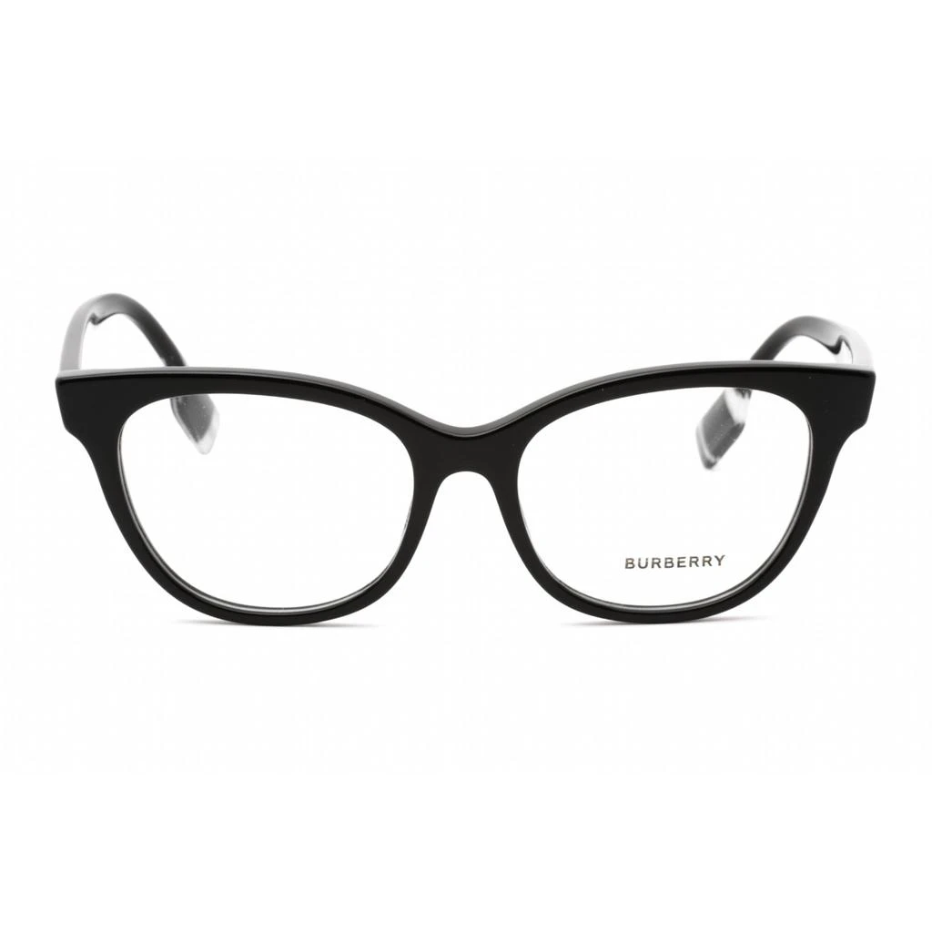 商品Burberry|Burberry Women's Eyeglasses - Full Rim Cat Eye Black Plastic Frame | 0BE2375 3001,价格¥764,第2张图片详细描述