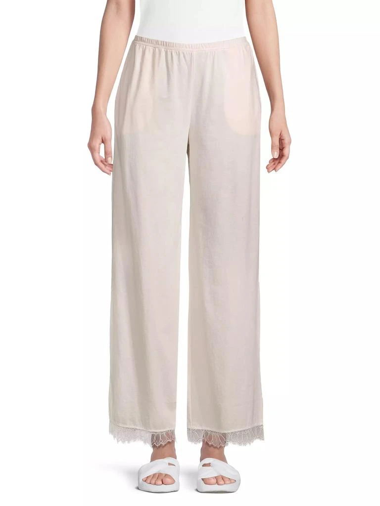 商品Skin|Elasticized Lace-Embellished Pants,价格¥461,第3张图片详细描述