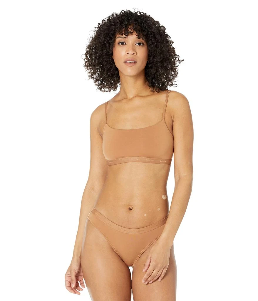 商品Calvin Klein|Form to Body Mid-Rise Logo Bikini,价格¥166,第4张图片详细描述