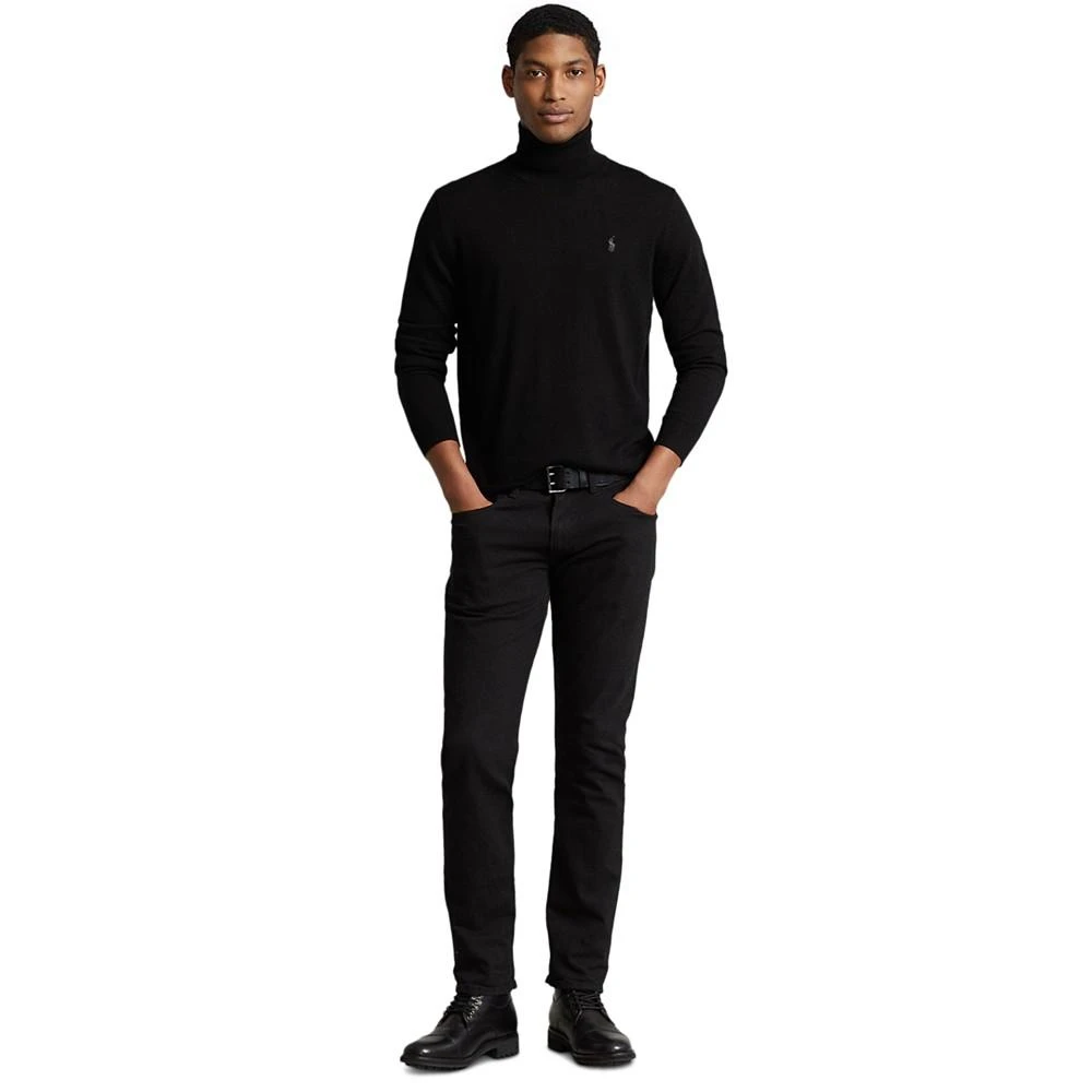 商品Ralph Lauren|Men's Washable Wool Turtleneck Sweater,价格¥252,第4张图片详细描述