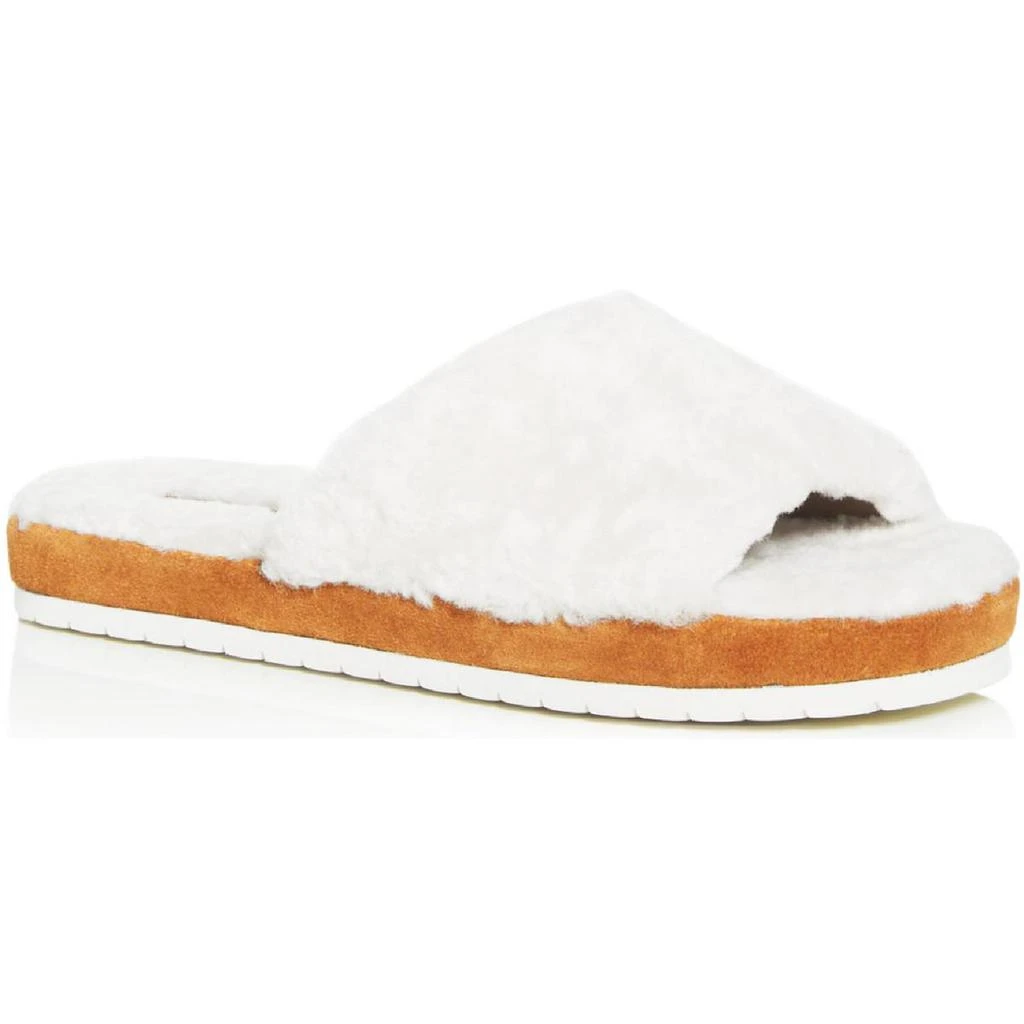 商品Vince|Vince Womens Kalina Shearling Slip On Slide Sandals,价格¥235,第1张图片