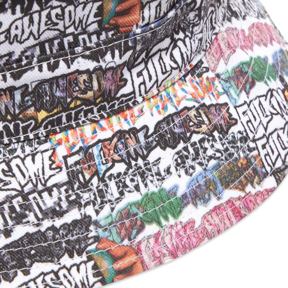 商品Fucking Awesome|Fucking Awesome Sticker Logo Bucket Hat,价格¥234,第2张图片详细描述