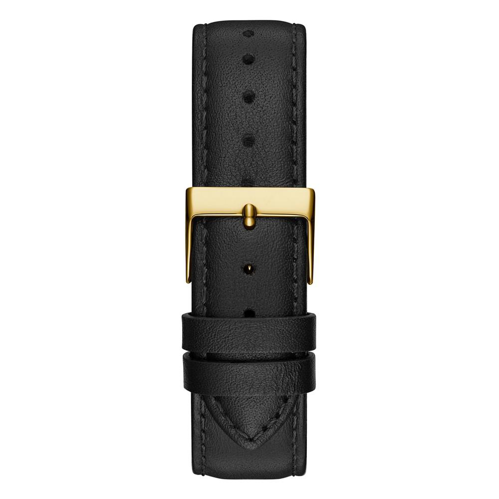 Women's Black Genuine Leather Strap Watch 36mm商品第3张图片规格展示