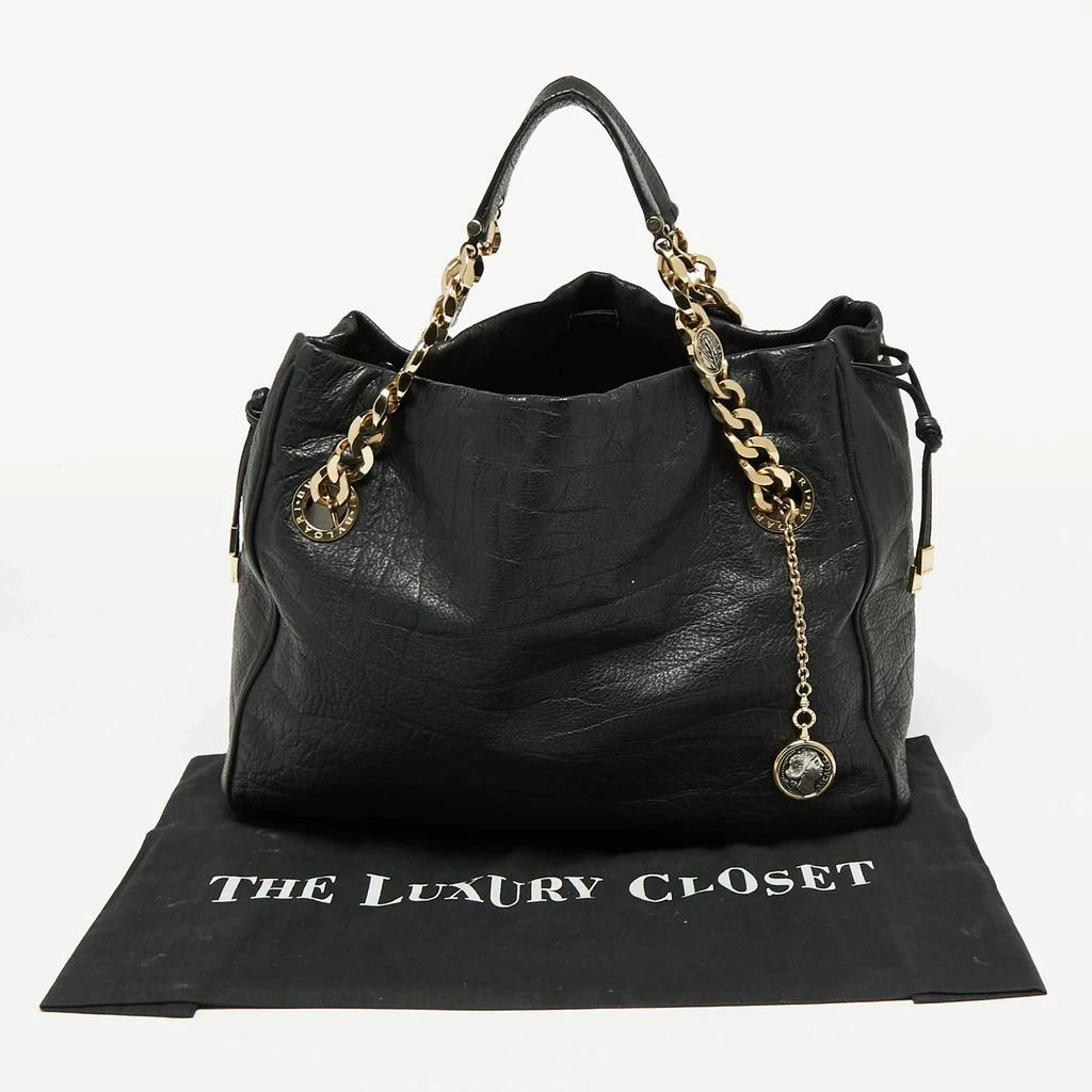 Bvlgari Black Leather Bon Ton Tote 商品