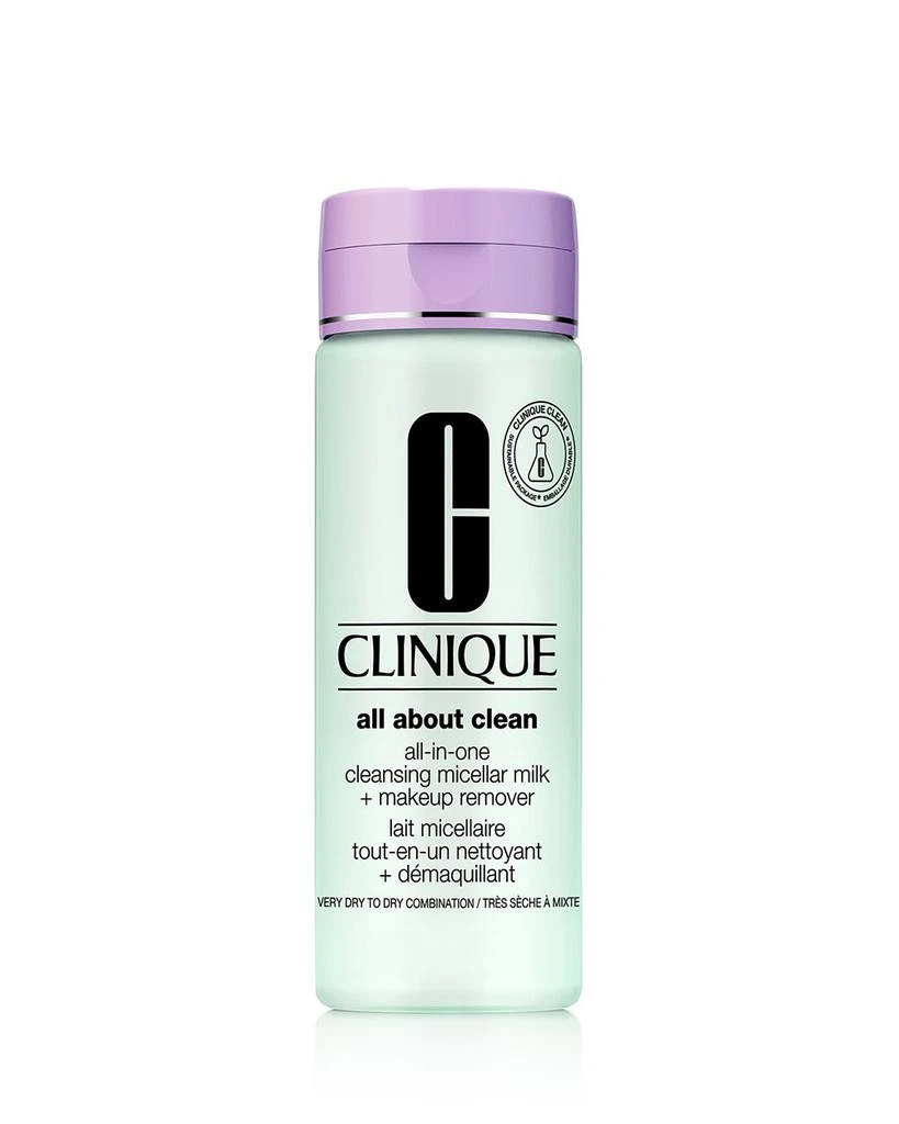 商品Clinique|All About Clean All-in-One Cleansing Micellar Milk + Makeup Remover 6.8 oz.,价格¥158,第1张图片