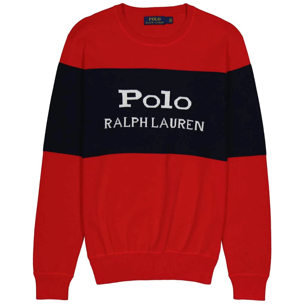 商品Ralph Lauren|Polo Ralph Lauren Intarsia Logo Cotton Sweater, Size X-Small,价格¥670,第1张图片