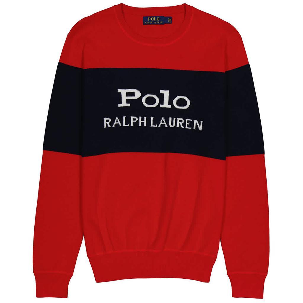 商品Ralph Lauren|Intarsia Logo Cotton Sweater,价格¥875,第1张图片