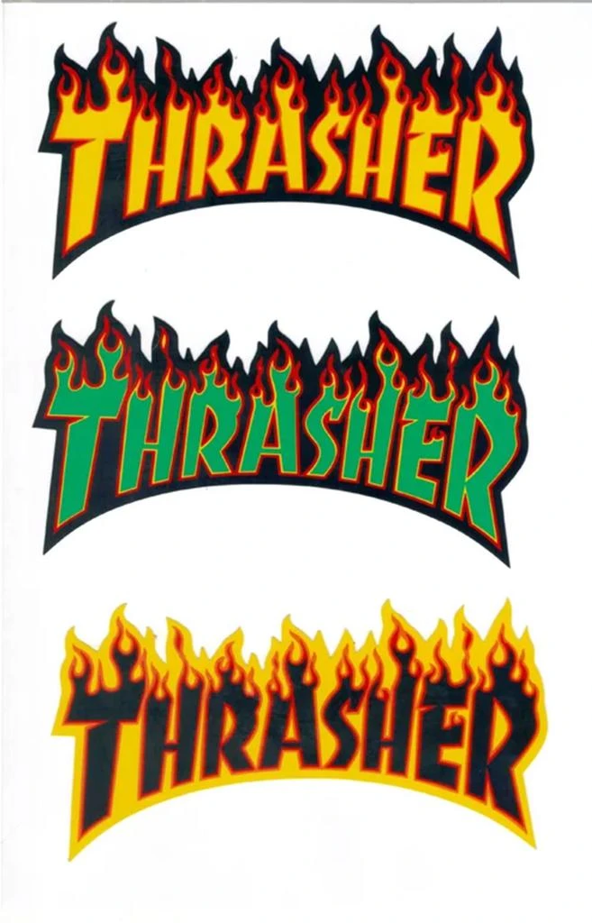 商品Thrasher|Flame Logo Sticker,价格¥4.19,第1张图片