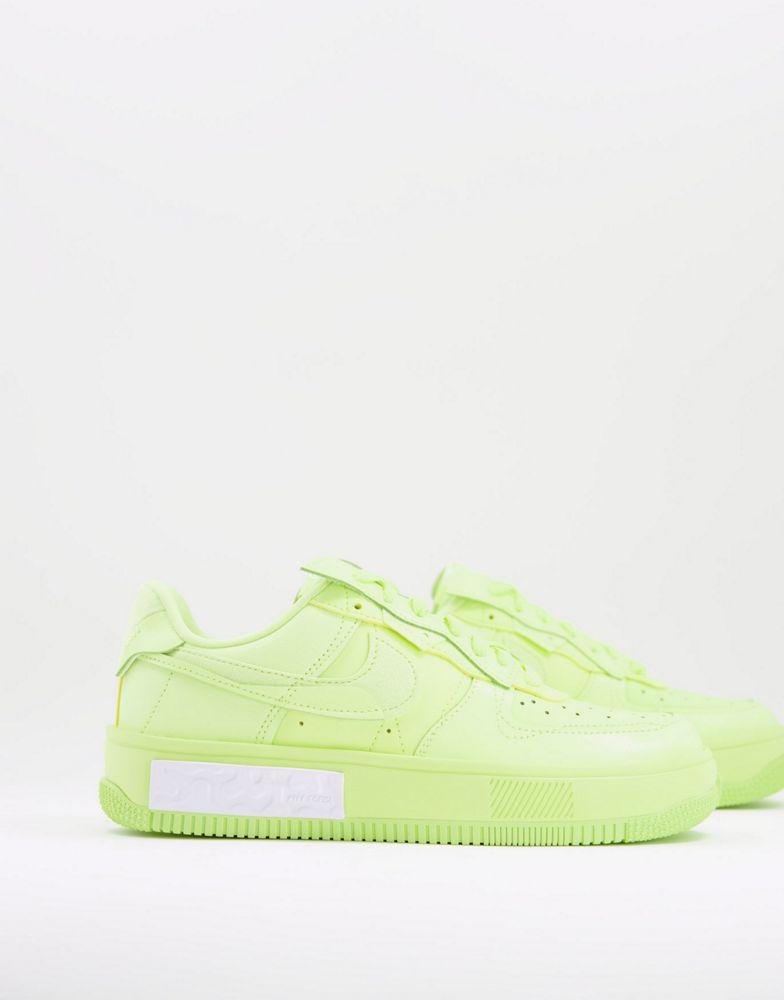 Nike Air Force 1 Fontanka trainers in yellow商品第1张图片规格展示