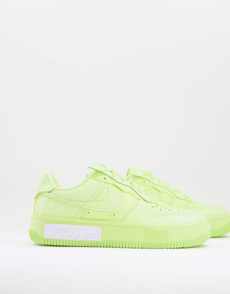 商品NIKE|Nike Air Force 1 Fontanka trainers in yellow,价格¥528,第1张图片