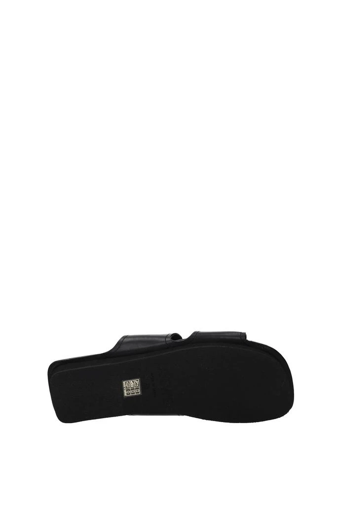 商品Loewe|Slippers and clogs Leather Black,价格¥1678,第5张图片详细描述