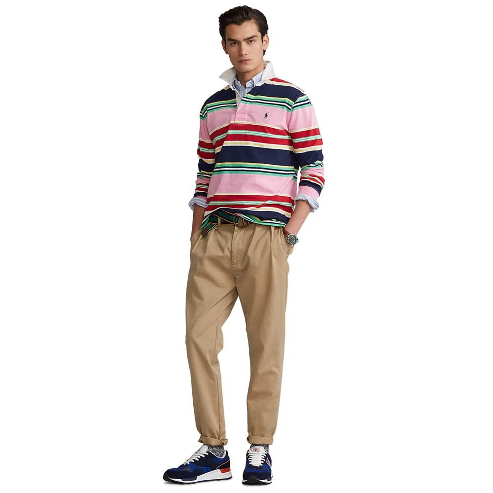 商品Ralph Lauren|Men's Classic-Fit Striped Jersey Rugby Shirt,价格¥664,第3张图片详细描述