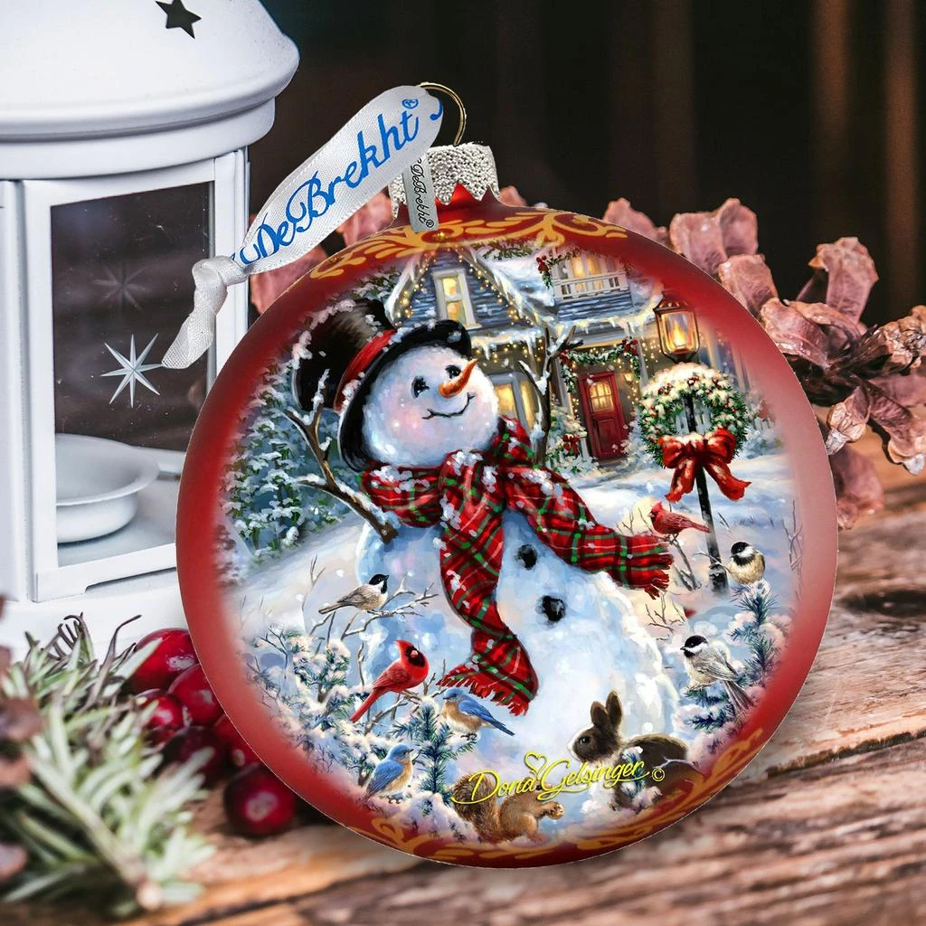 商品G. DeBrekht|Designocracy Old Fashion Xmas Glass Orn, handpainted LE by Dona Gelsinger,价格¥667,第2张图片详细描述